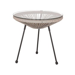 Zestaw mebli balkonowych ACAPULCO II Technorattan Jasnoszary