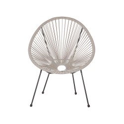 Zestaw mebli balkonowych ACAPULCO II Technorattan Jasnoszary