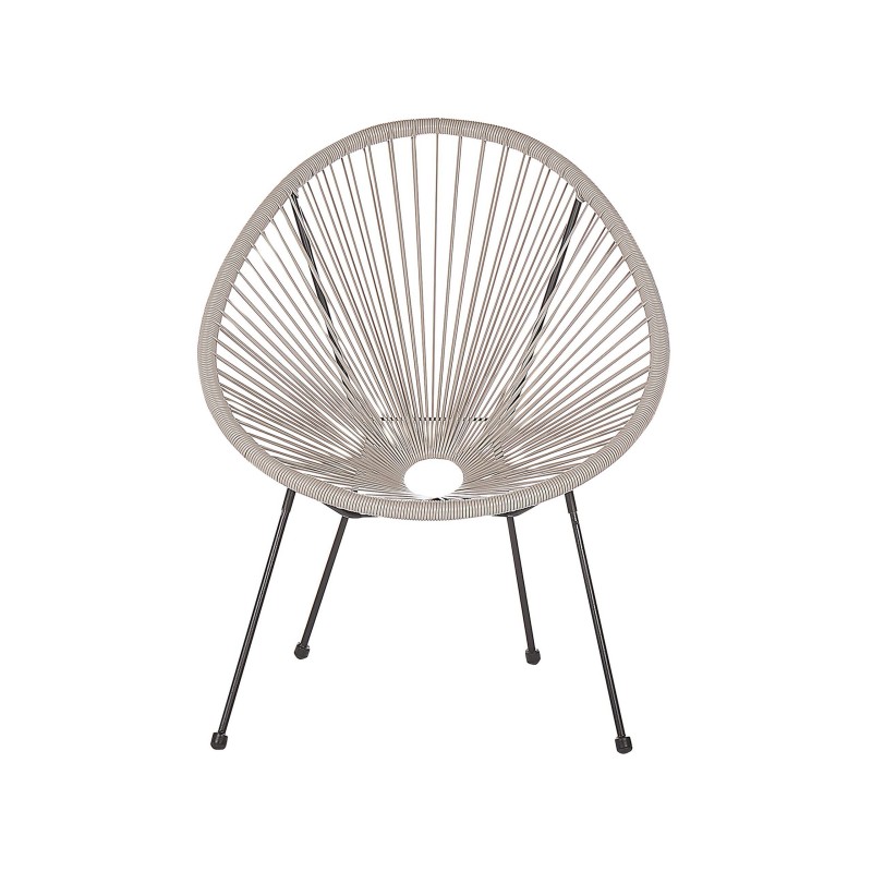 Zestaw mebli balkonowych ACAPULCO II Technorattan Jasnoszary