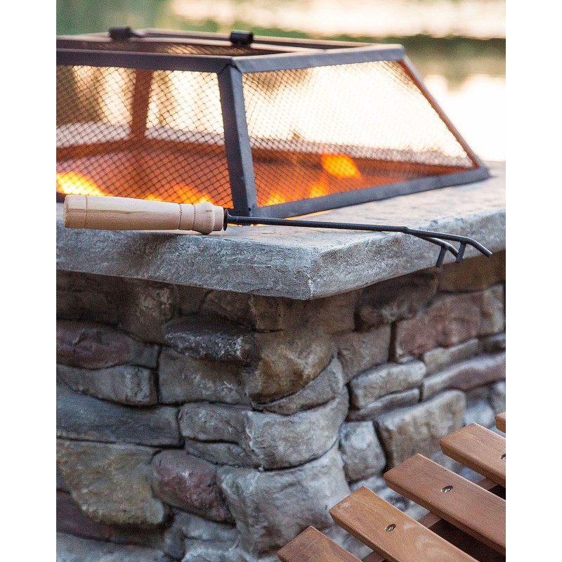 Palenisko ogrodowe z grillem KELUD Beton Szary