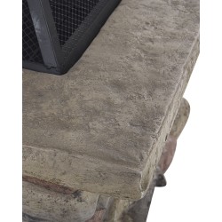 Palenisko ogrodowe z grillem KELUD Beton Szary