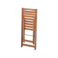 Zestaw mebli balkonowych Składane LENOLA Drewno Brązowy