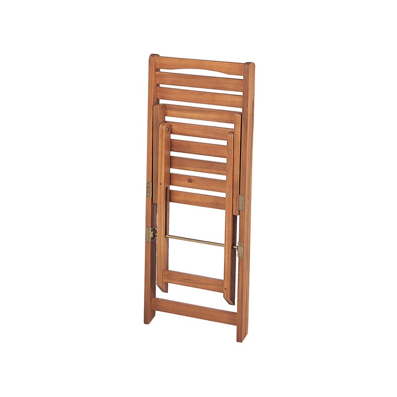 Zestaw mebli balkonowych Składane LENOLA Drewno Brązowy