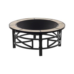 Palenisko ogrodowe z grillem HIERRO Metal Czarny