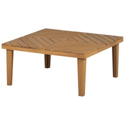 Zestaw mebli balkonowych z poduszkami BARATTI Drewno Brązowy