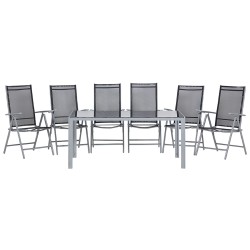 dla 6 osób CATANIA Czarny