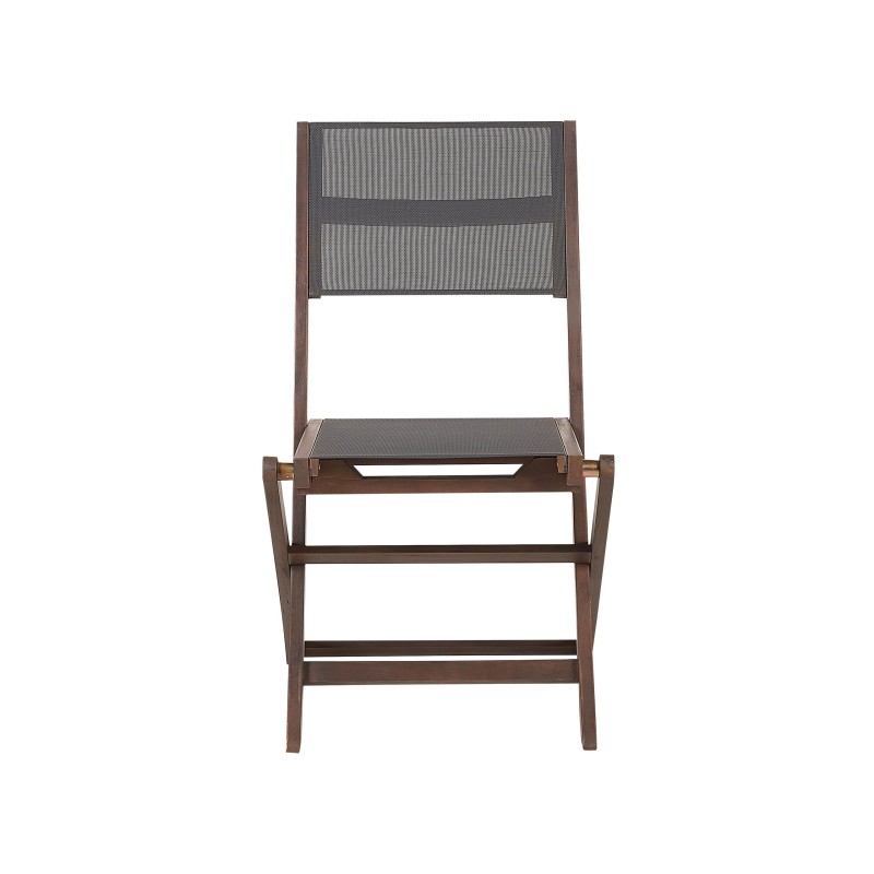 Zestaw ogrodowy dla 8 osób CESANA Drewno akacjowe Ciemnobrązowy