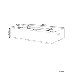 Palenisko ogrodowe PAVO Szary