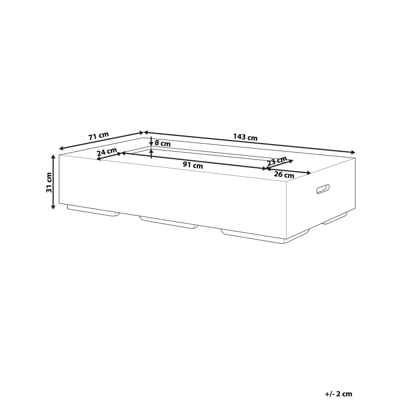 Palenisko ogrodowe PAVO Szary