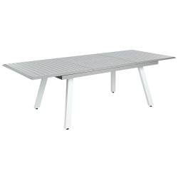 Zestaw ogrodowy dla 8 osób PERETA Metal Szary