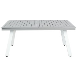 Zestaw ogrodowy dla 8 osób PERETA Metal Szary