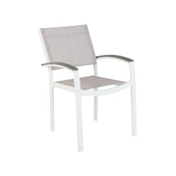 Zestaw ogrodowy dla 8 osób PERETA Metal Szary