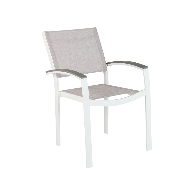 Zestaw ogrodowy dla 8 osób PERETA Metal Szary