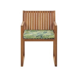 Zestaw ogrodowy dla 8 osób SASSARI z poduszkami Drewno akacjowe Zielony