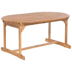 Zestaw ogrodowy dla 8 osób MAUI Drewno akacjowe Jasnobrązowy