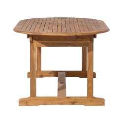 Zestaw ogrodowy dla 8 osób MAUI Drewno akacjowe Jasnobrązowy