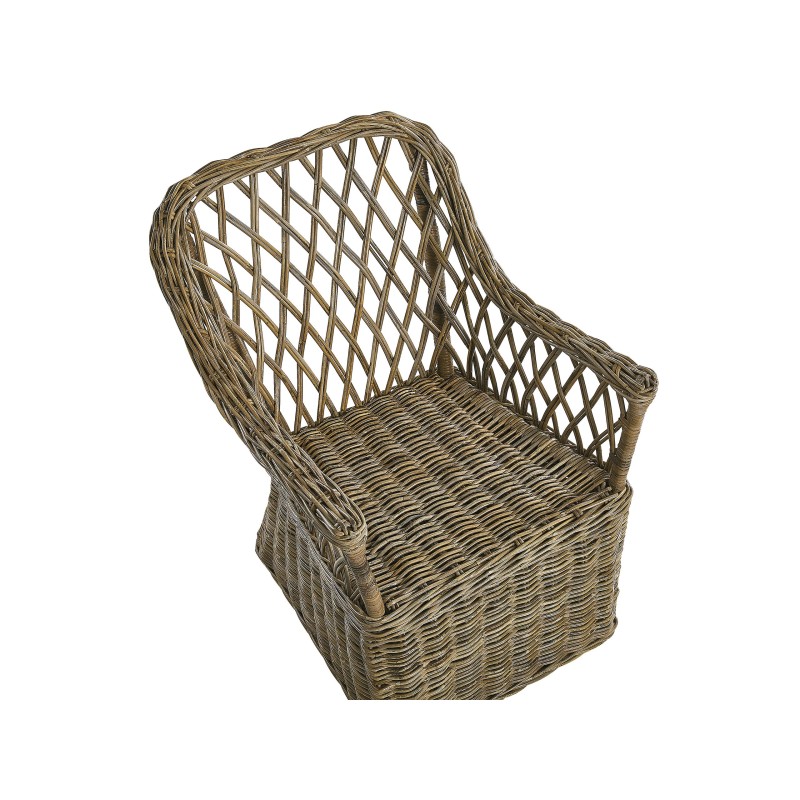 Zestaw ogrodowy dla 4 osób MAROS/OLBIA z poduszkami Beton Jasnobrązowy