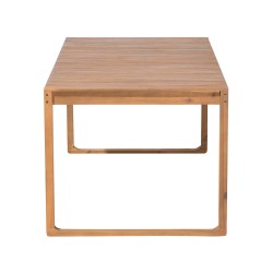 Zestaw ogrodowy dla 8 osób SASSARI z poduszkami Drewno akacjowe Niebieski