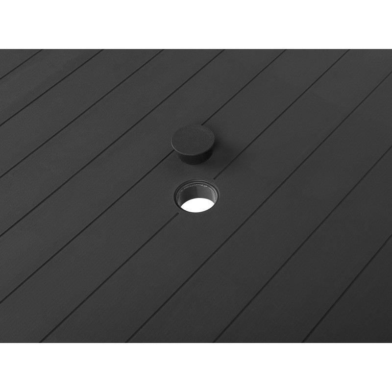 Zestaw ogrodowy dla 4 osób FOSSANO Grafitowy