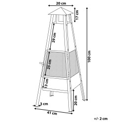 Palenisko ogrodowe YASUR Metal Czarny