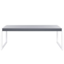 Zestaw ogrodowy dla 6 osób BACOLI z poduszkami Metal Szary