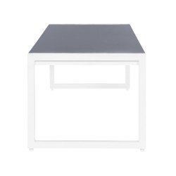 Zestaw ogrodowy dla 6 osób BACOLI z poduszkami Metal Szary