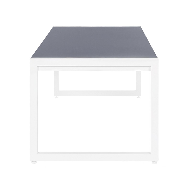 Zestaw ogrodowy dla 6 osób BACOLI z poduszkami Metal Szary