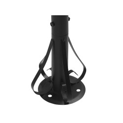 Pawilon ogrodowy SAFARA Metal 368 cm 368 cm Grafitowy