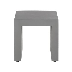 Zestaw ogrodowy ze stołkami dla 6 osób TARANTO Beton Szary