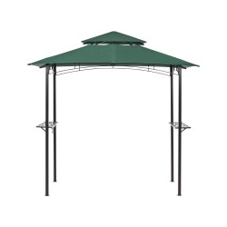 Pawilon ogrodowy NARO Metal 240 cm 148 cm Ciemnozielony