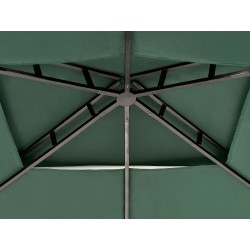 Pawilon ogrodowy NARO Metal 240 cm 148 cm Ciemnozielony