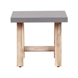 Zestaw ogrodowy ze stołkami dla 6 osób TONNARE Beton Szary