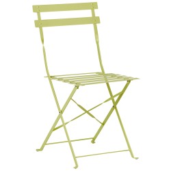 Zestaw mebli balkonowych Składane FIORI Metal Limonkowy