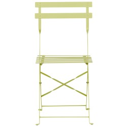 Zestaw mebli balkonowych Składane FIORI Metal Limonkowy