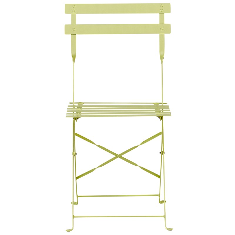 Zestaw mebli balkonowych Składane FIORI Metal Limonkowy