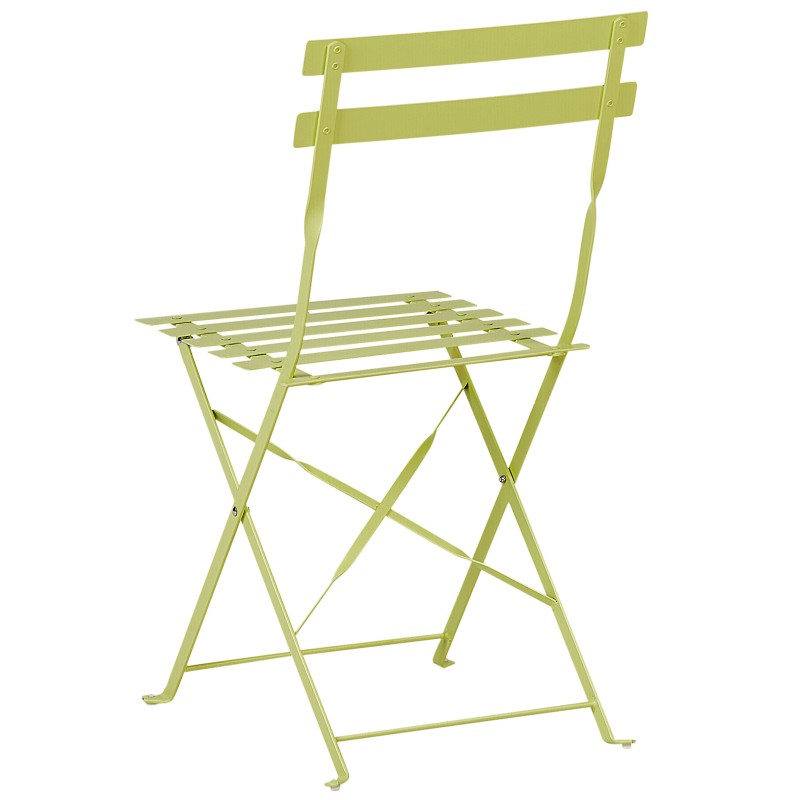 Zestaw mebli balkonowych Składane FIORI Metal Limonkowy