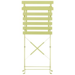 Zestaw mebli balkonowych Składane FIORI Metal Limonkowy