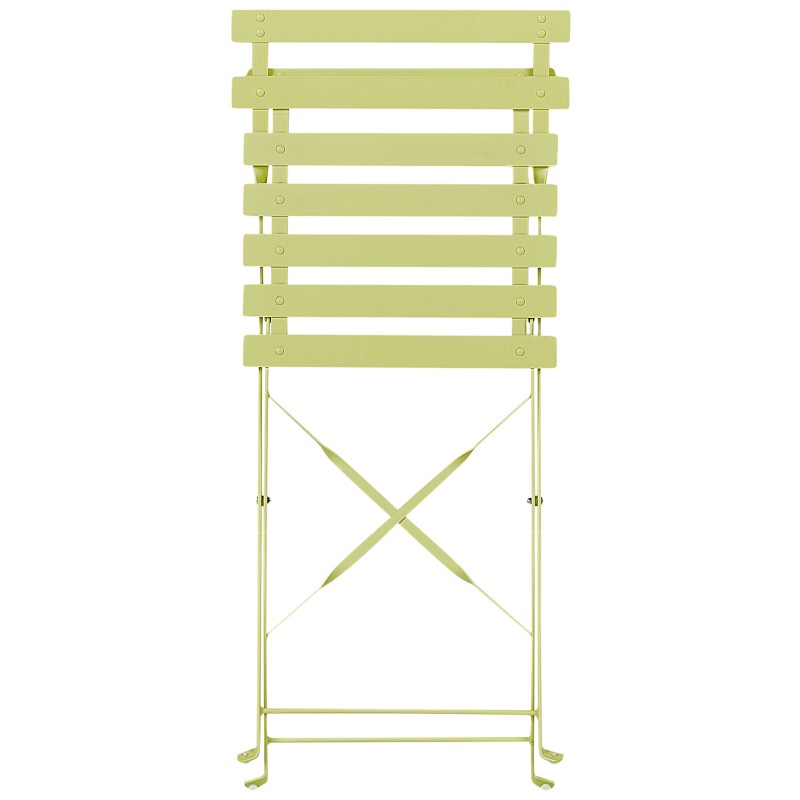 Zestaw mebli balkonowych Składane FIORI Metal Limonkowy