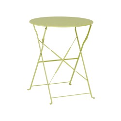 Zestaw mebli balkonowych Składane FIORI Metal Limonkowy