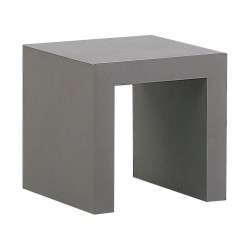 Zestaw ogrodowy ze stołkami dla 4 osób OLBIA/TARANTO Beton Szary