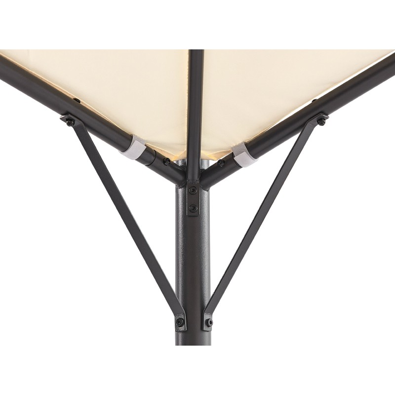 Pawilon ogrodowy VOMERO Metal 305 cm 305 cm Beżowy