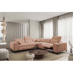 Ecksofa Ballagio III Mix mit Schlaffunktion und Relaxfunktion | Höchste Qualität Geflecht, Spring 1112