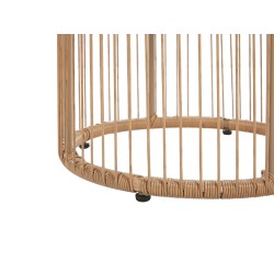 Zestaw mebli balkonowych z poduszkami LABICO Technorattan Jasnobrązowy