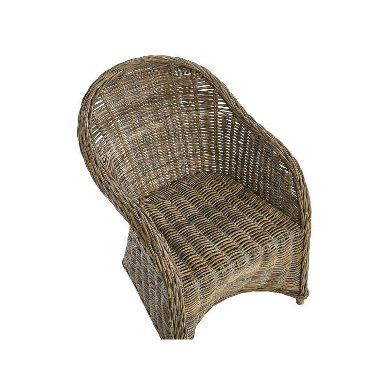 Zestaw ogrodowy dla 4 osób SUSUA/OLBIA z poduszkami Beton Jasnobrązowy