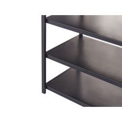 Wyspa kuchenna ogrodowa ze zlewem AVETRANA Metal Czarny