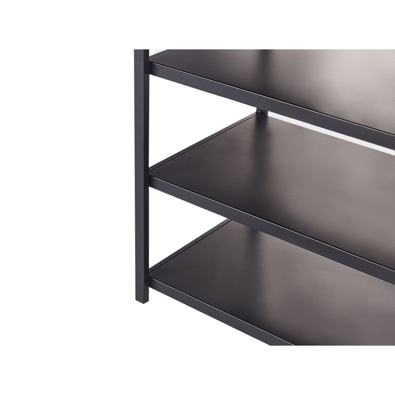 Wyspa kuchenna ogrodowa ze zlewem AVETRANA Metal Czarny