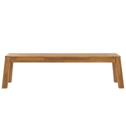 Zestaw ogrodowy z ławkami dla 6 osób LIVORNO Drewno akacjowe Brązowy