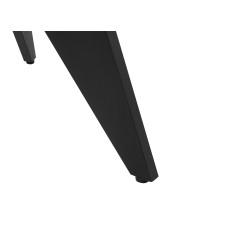 Zestaw ogrodowy dla 4 osób OLMETTO/TAVIANO z poduszkami Metal Czarny