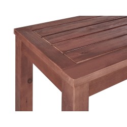 Zestaw ogrodowy z ławkami dla 6 osób TUSCANIA Drewno eukaliptusowe Ciemnobrązowy