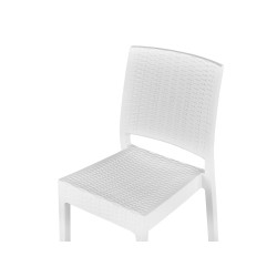 Zestaw ogrodowy dla 6 osób FOSSANO Biały